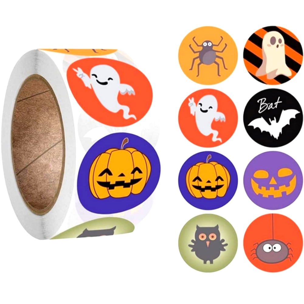 500 PC Halloween thank you stickers bags cards poshmark shipping